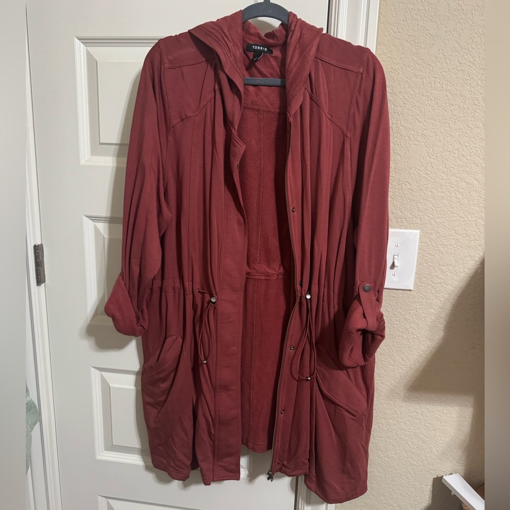 Torrid fleece anorak